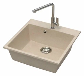 Мойка для кухни каменная MARRBAXX 42/Q2,бежевый, матовая - артикул K0000231710