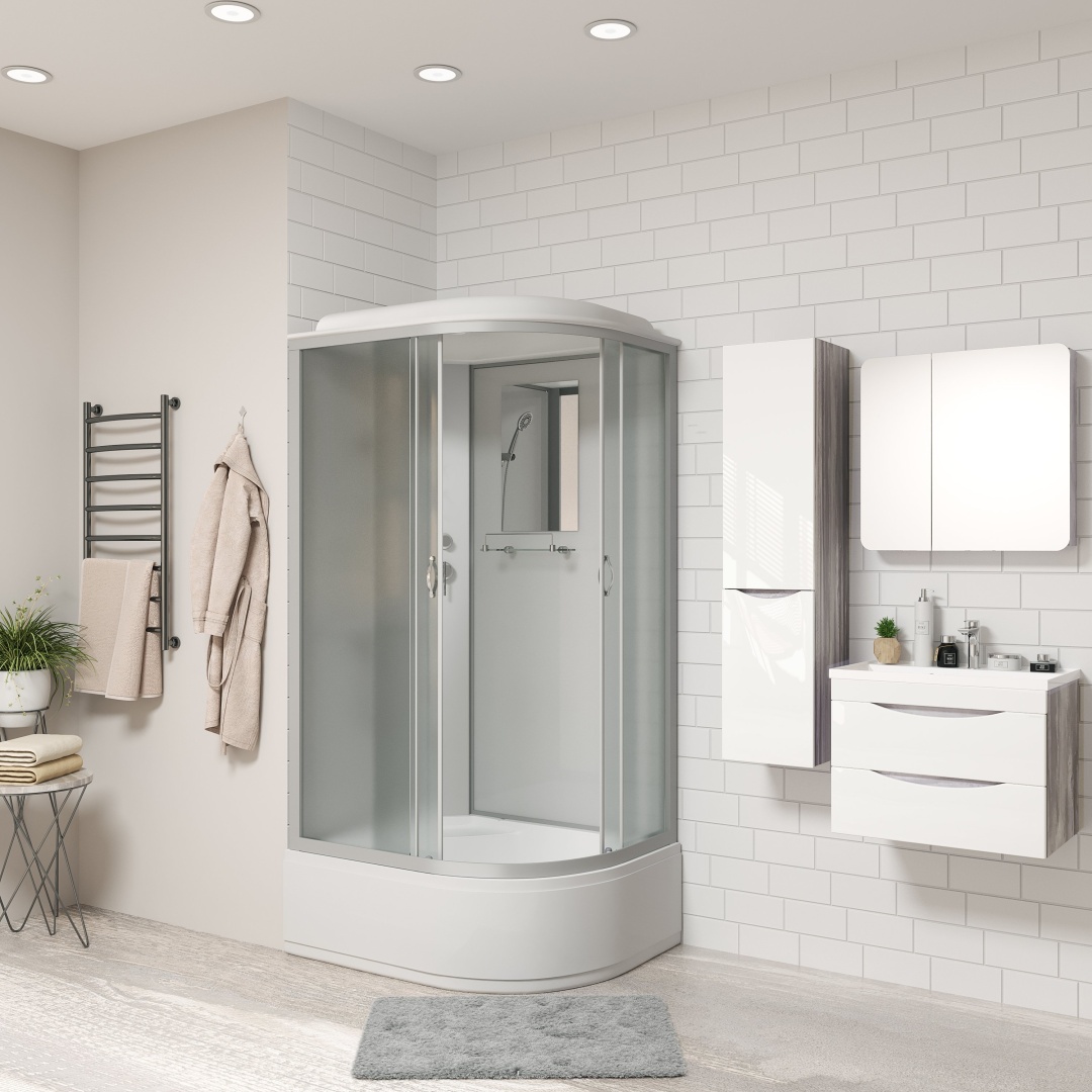 Душ.кабина Niagara NG-2310-14L (1200х800х2150) высокий поддон(40см) стекло МАТОВОЕ 4 места Т - артикул K0000105891