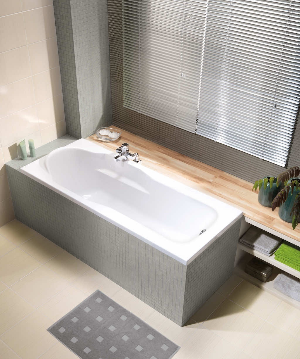 Ванна прямоуг.: SANTANA 140x70, белый, Сорт1 с рамой - артикул K0000080133