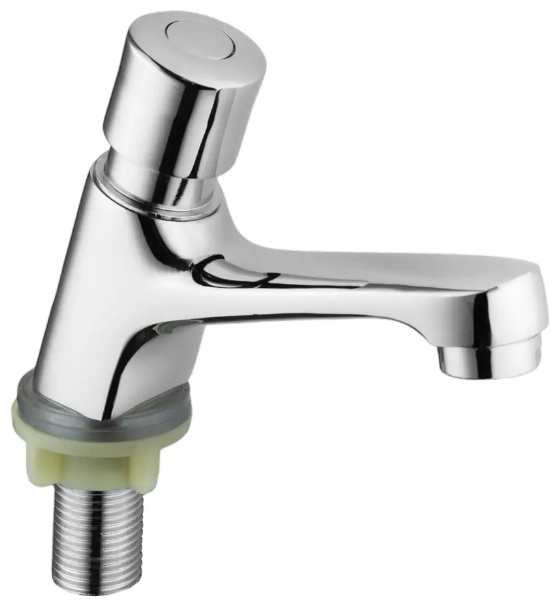 Смеситель POTATO P904N нажимной порционный крепление шпилька, хром (10шт) - артикул K0000104033