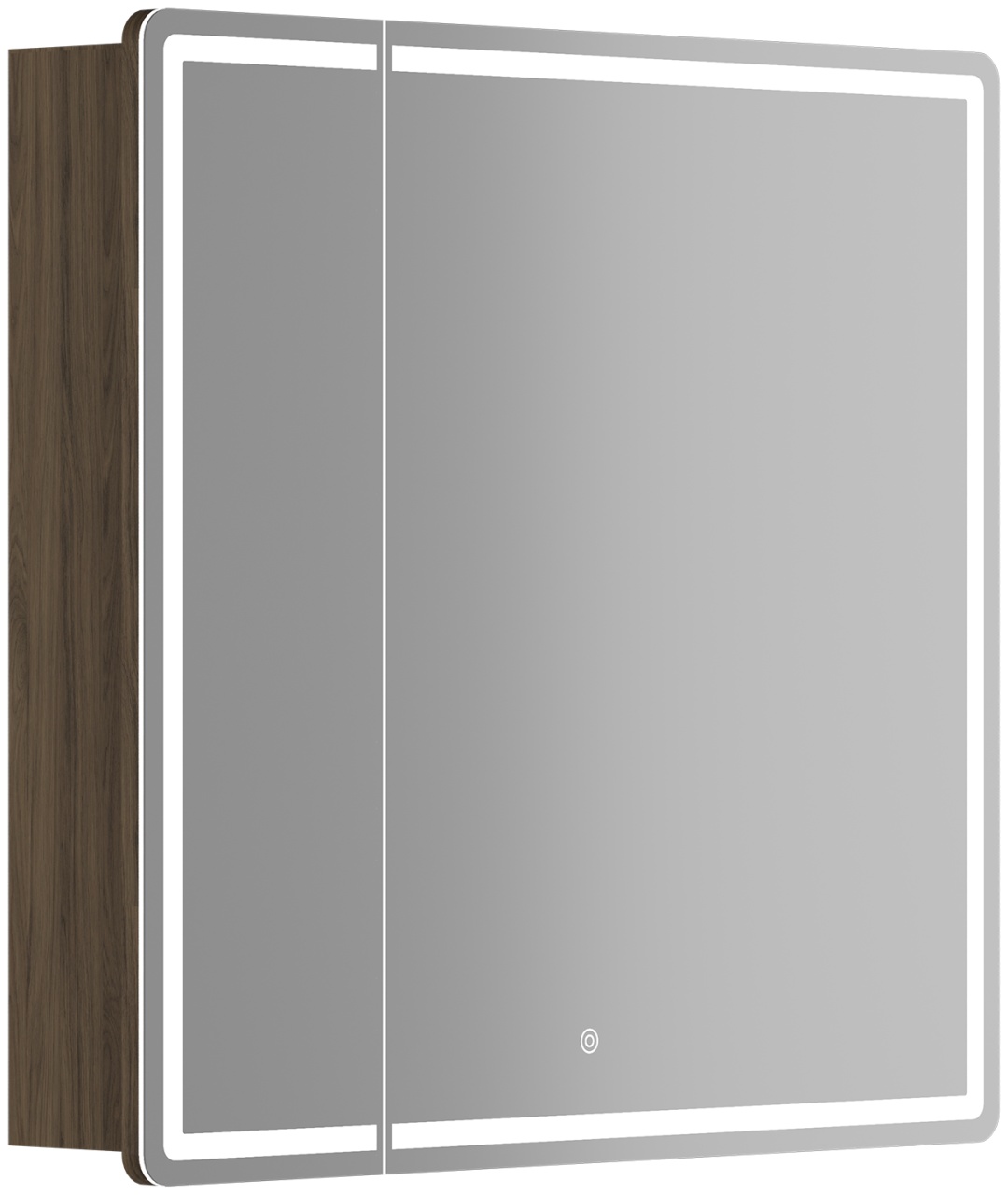 MI80ECH Зеркальный шкаф Mirror 790x150х740 мм, с LED подсветкой, цвет дуб чарльстон - артикул K0000220303