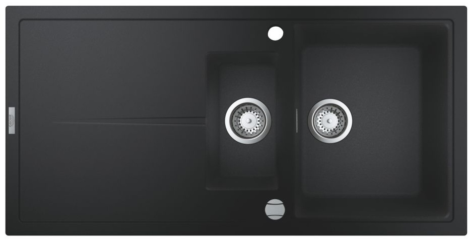 Мойка GROHE K400 с 1,5 чашей, 1000 x 500 мм, черный гранит (31642AP0) - артикул K0000047233