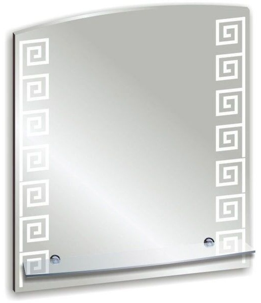 Зеркало Континент "Гермес" (535х620) с полкой - артикул K0000041853