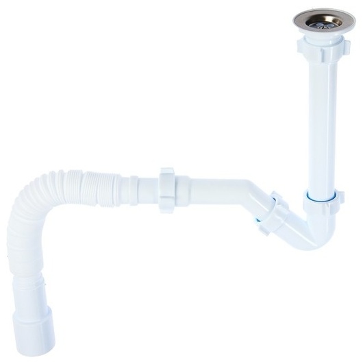 BD1016 Сифон для биде 1 1/4х32 с трубой 32х40/50 (15 ш/к) - артикул K0000038917