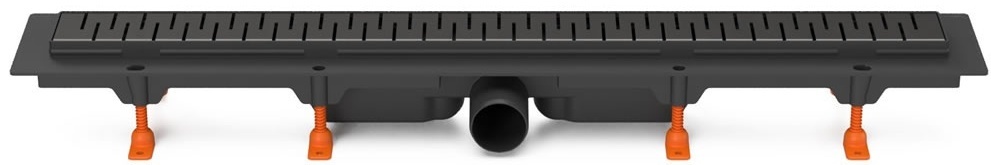 Трап линейный для пола, боковой слив, черный MCH CH550MC - артикул K0000261864