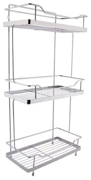 полка навесная POTATO P330-3 (3-х ярусная) уп.6 шт - артикул K0000004974