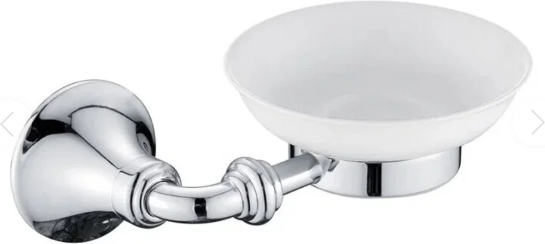 Мыльница метал/керамика хром RG1203 KABINKA.KZ - артикул K0000234389