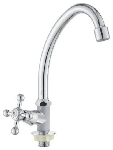 Кран Cronwil CB330-41 на одну воду крепление гайка, хром   (20шт) - артикул K0000107892
