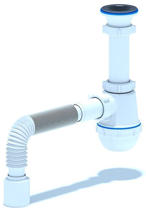 сифон "Ани" грот 1 1/2*40 с гиб.труб 40*40/50 А0110 (30шт) - артикул R0003221