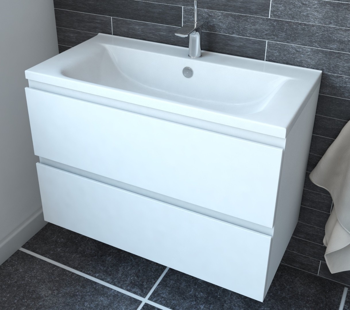 Комплект мебели Bali 1000*450 подвесной 2ящ - артикул K0000092804