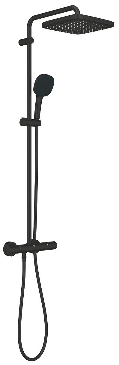 Душевая система GROHE Tempesta Cosmopolitan 250 CUBE, черный матовый (266892431) - артикул K0000169959