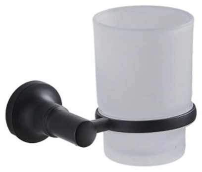 Стакан Potato P1806BL настенный, Матово-чёрный уп.10 шт - артикул K0000105057