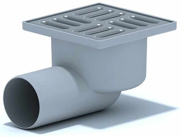 трап гориз.вып.50  с решеткой из нерж. 10х10(ТА5102)  12 шт - артикул K0000003652