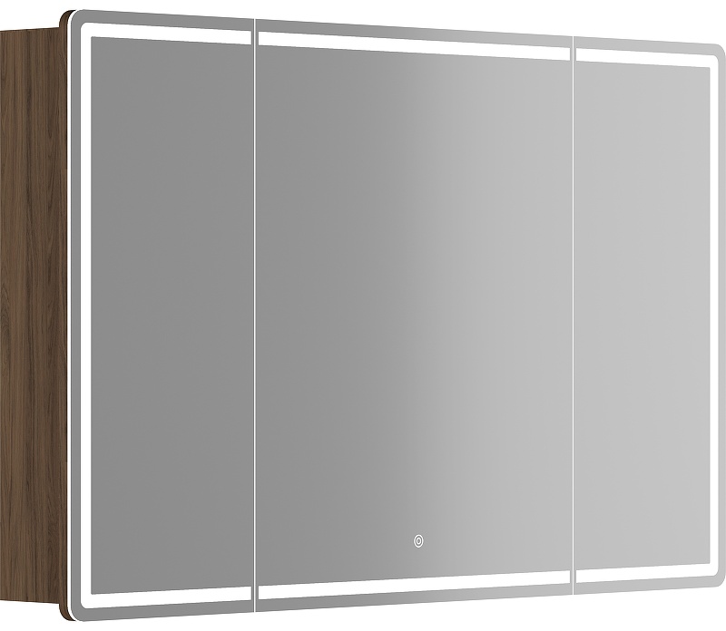 MI120ECH Зеркальный шкаф Mirror 1190x150х740 мм, с LED подсветкой, цвет дуб чарльстон - артикул K0000220297