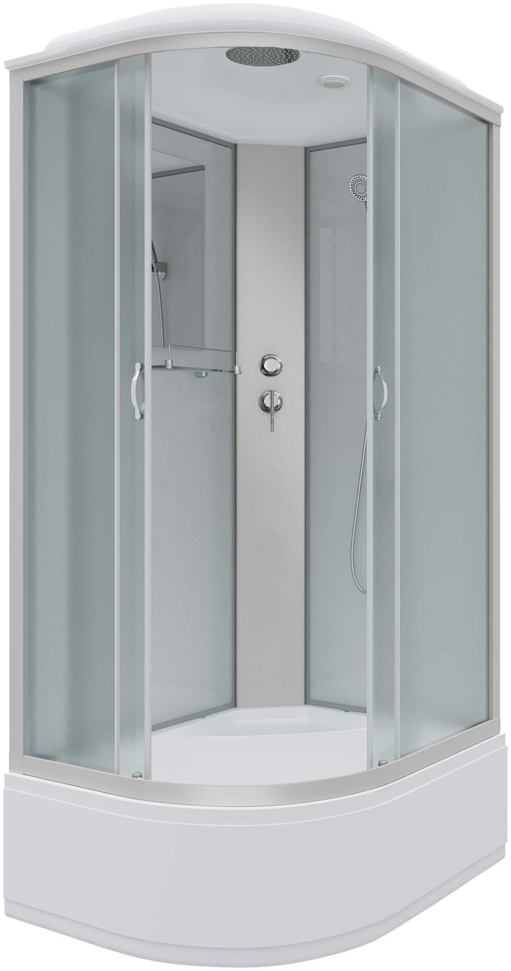 Душ.кабина Niagara NG-2310-14R (1200х800х2150) высокий поддон(40см) стекло МАТОВОЕ 4 места - артикул K0000105899