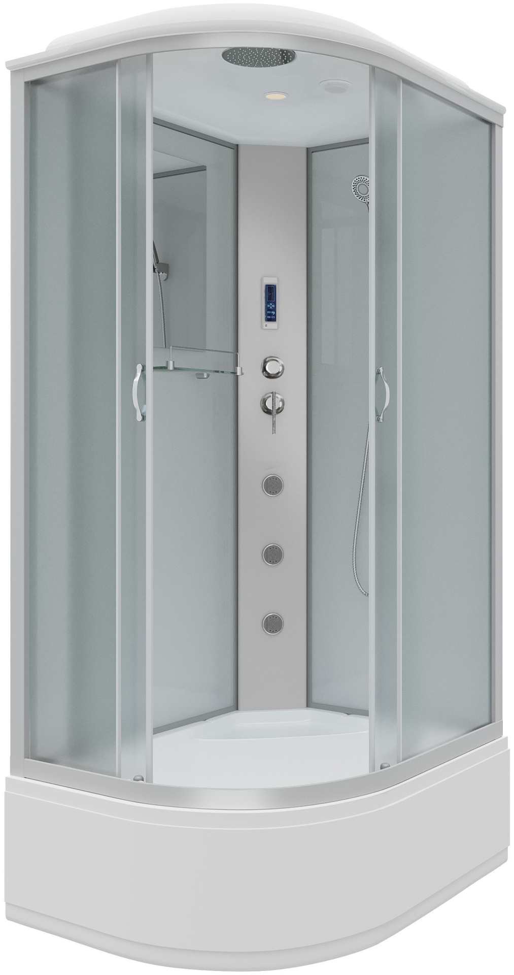 Душ.кабина Niagara NG-2310-14RF (1200х800х2150) высокий поддон(40см) стекло МАТОВОЕ 4 места - артикул K0000105905