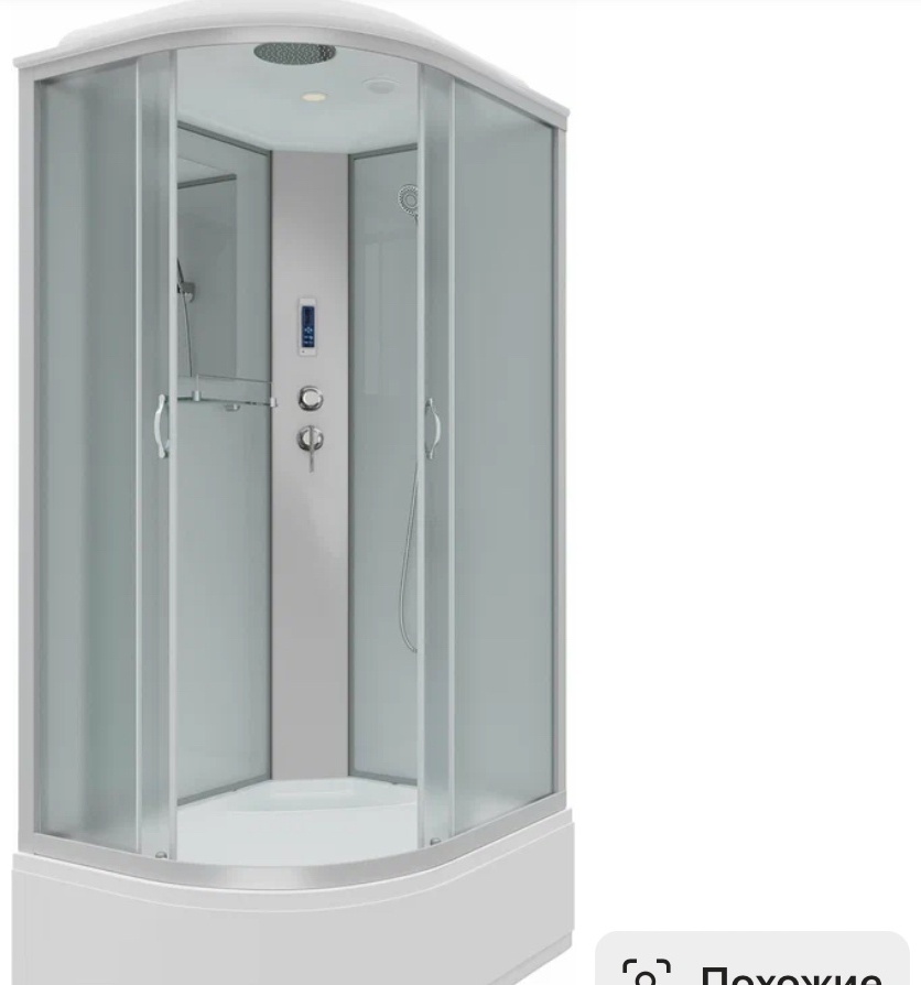 Душ.кабина Niagara NG-2310-14RP (1200х800х2150) высокий поддон(40см) стекло МАТОВОЕ 4 места - артикул K0000105907