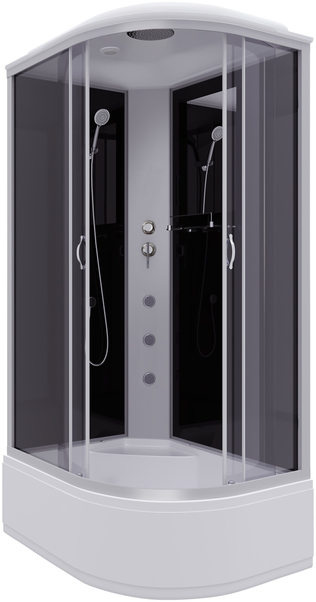 Душ.кабина Niagara NG-2510-14LG (1200х800х2150) высокий поддон(40см) стекло ТОНИРОВАННОЕ 4 места - артикул K0000105940