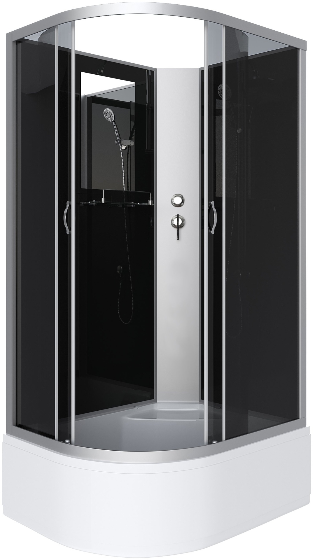 Душ.кабина Niagara NG-2510-14RBK (1200х800х2000) высокий поддон(40см) стекло ТОНИРОВАННОЕ 4 места - артикул K0000105943