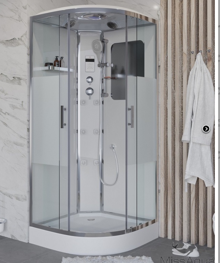 Душ.кабина Niagara NG-302-01 (1000х1000х2200) низкий поддон(16см) 4 места - артикул K0000105952