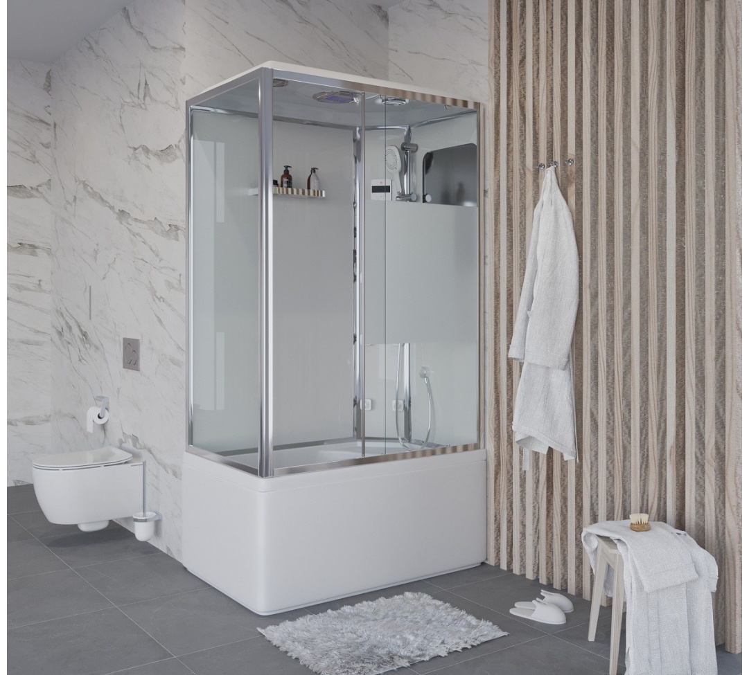 Душ.кабина Niagara NG-307-01R (1200х800х2200) высокий поддон(50см) 4 места - артикул K0000105957