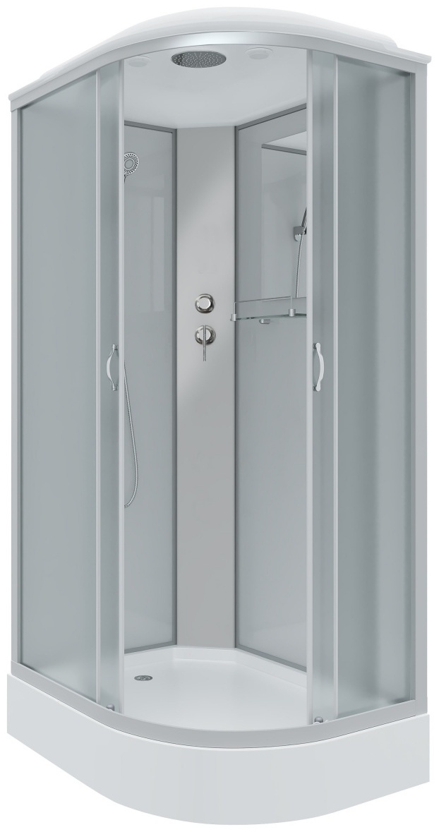 Душ.кабина Niagara NG-3312-14L (1200х800х2150) низкий поддон(13см) стекло МАТОВОЕ 3 места Т - артикул K0000106030