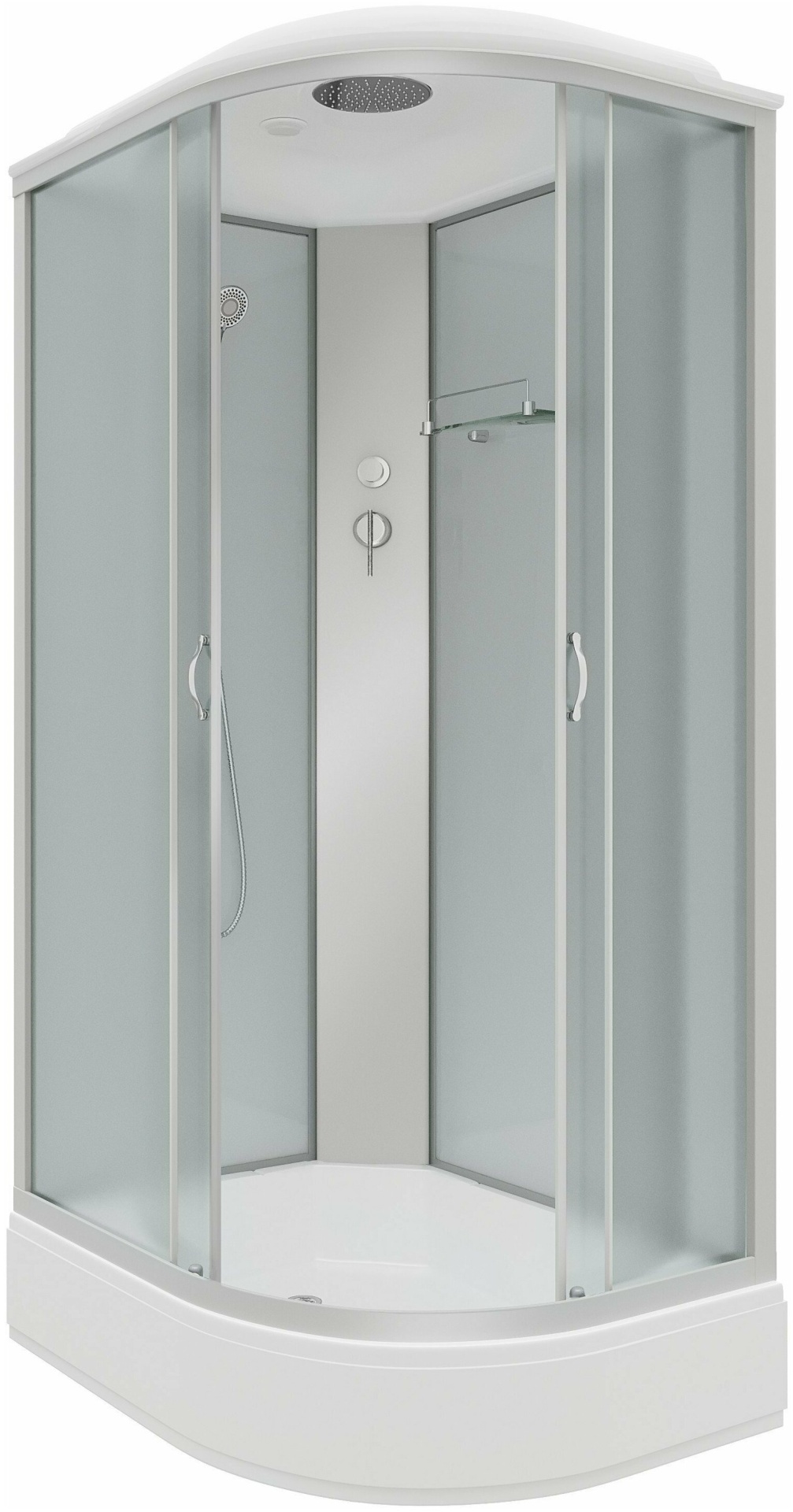 Душ.кабина Niagara NG-33184-14L (1100х800х2150) средний поддон (26см) стекло МАТОВОЕ 4 места T - артикул K0000106048