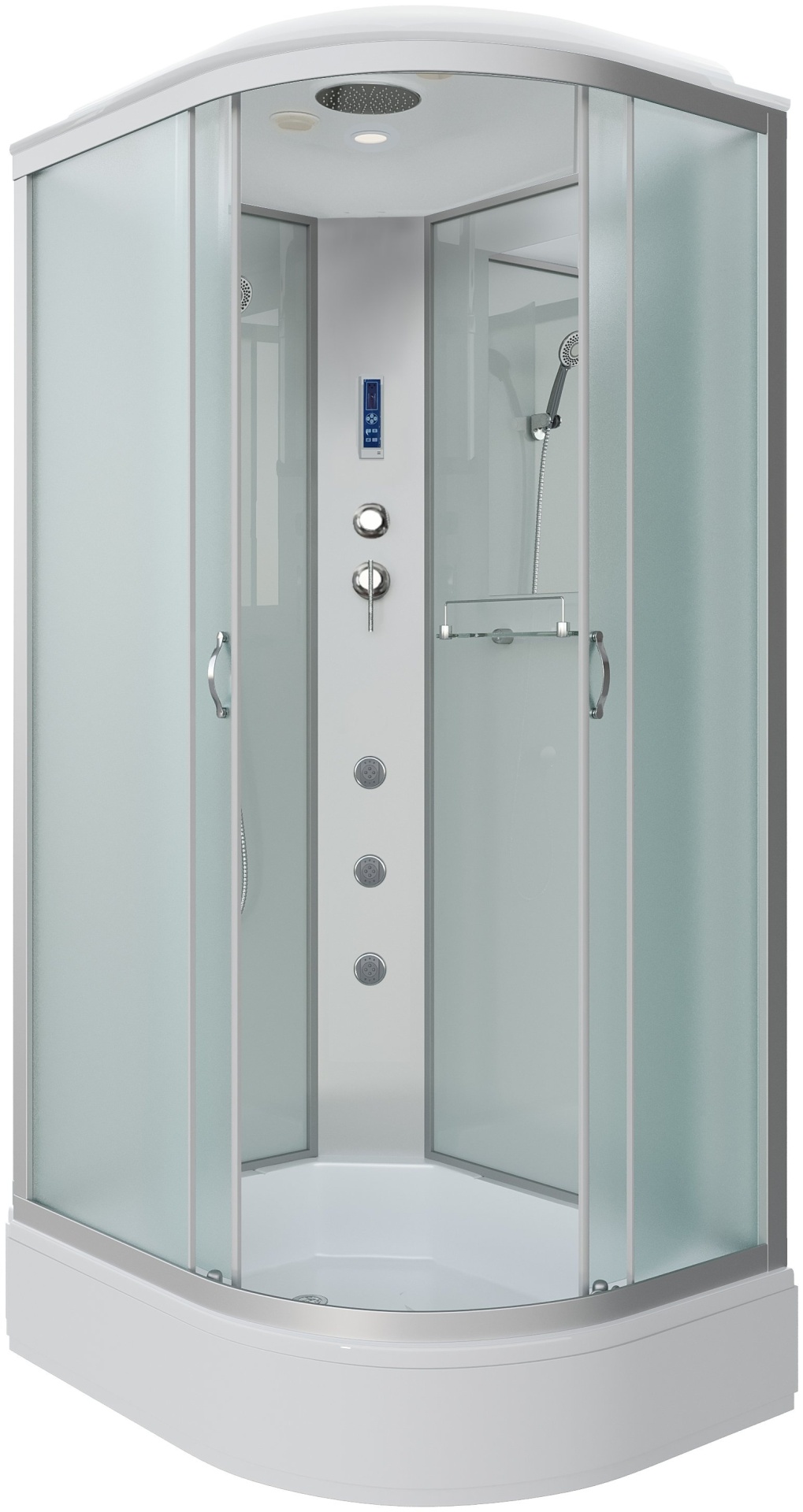 Душ.кабина Niagara NG-33184-14LF (1100х800х2150) средний поддон (26см) стекло МАТОВОЕ 4 места - артикул K0000106053