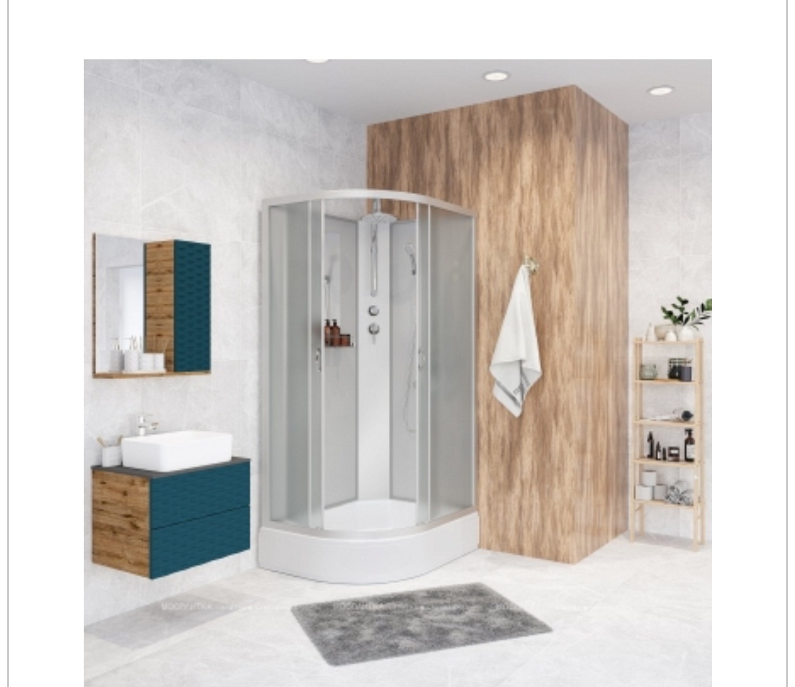 Душ.кабина Niagara NG-33194-14RBKT (1100х900х2150) средний поддон (26см) стекло МАТОВОЕ 4 места - артикул K0000106076