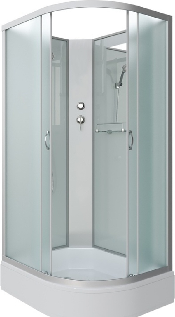Душ.кабина Niagara NG-33294-14LBK (1200х900х2150) средний поддон (26см) стекло МАТОВОЕ 4 места - артикул K0000106086