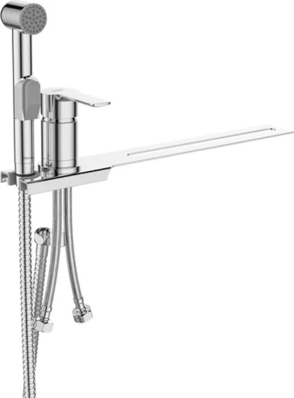 Смеситель с гигиеническим душем с установкой на унитаз, глянцевый хром, Tidy, Milardo, 001SB00M08 - артикул K0000194360