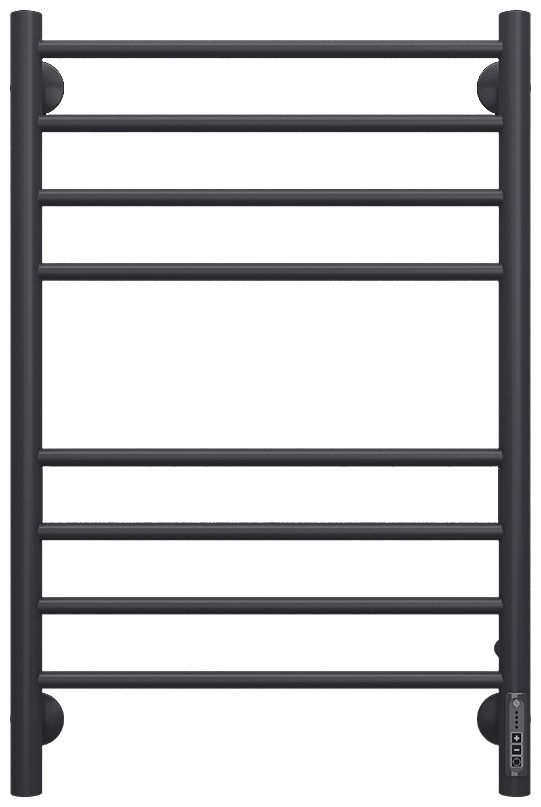 Аврора П8 500х800 электро КС 9005 матовый ( new встроен диммер) Полотенцесушитель TERMINUS (без креплений) - артикул K0000067846