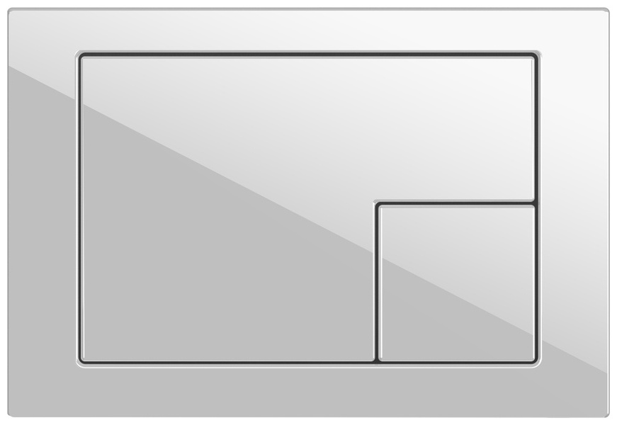 Кнопка CORNER, пластик белый, универсальная - артикул K0000095805