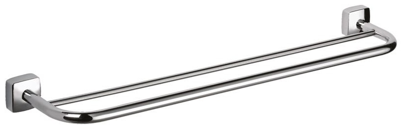 "KVADRO" Полотенцедержатель трубчатый 2-ой (60 см.) FX-61302 (к/к 10) - артикул K0000047862