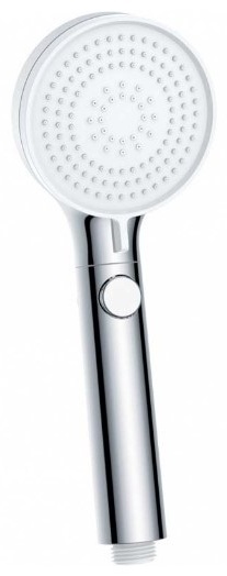 LM0818CW "Аксессуары" Лейка душевая 4-функциональная 90х245мм, хром/белый, блистер - артикул K0000048380