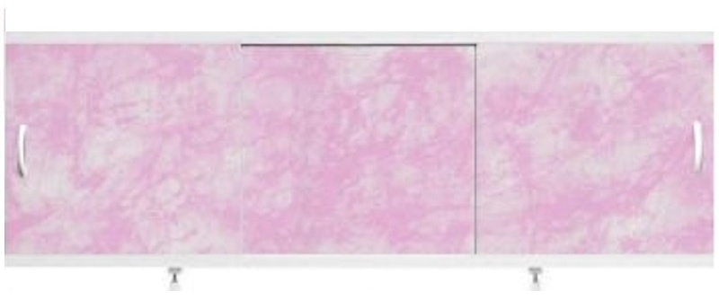 Экран под ванну 1,5 м &quot;Престиж&quot; // 1 светло-розовый мрамор - артикул K0000050814