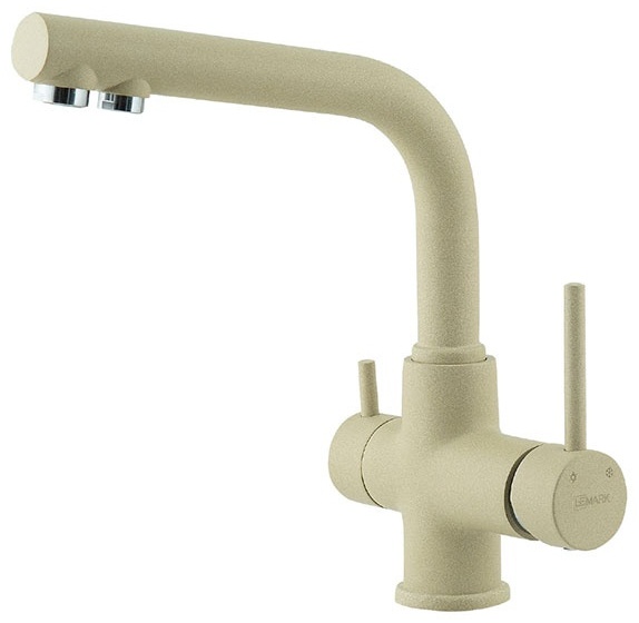 LM3061 "Комфорт" Смеситель для кухни с подключением к фильтру, бежевый - артикул K0000082082