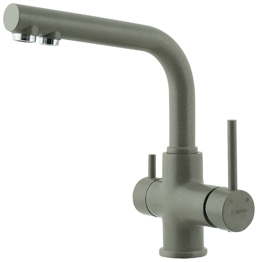 LM3061 "Комфорт" Смеситель для кухни с подключением к фильтру, шёлк - артикул K0000082084