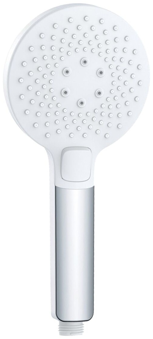 LM0819CW "Аксессуары" Лейка душевая 3-функциональная 110х243мм, хром/белый, блистер - артикул K0000044934