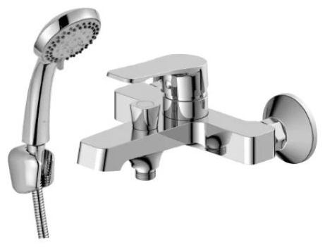 DR23036 Смеситель DecoRoom одноручный для ванны с коротким изливом, хром - артикул K0000081941
