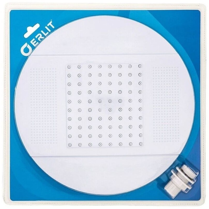 Душ верхний белый 250 мм без подсветки БЛИСТЕР - артикул K0000039013