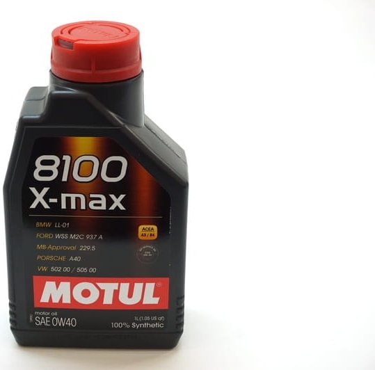 0W40 Motul 8100 X-max (A3/B4, SN) 1L синтет.моторное масло - артикул K0000090357
