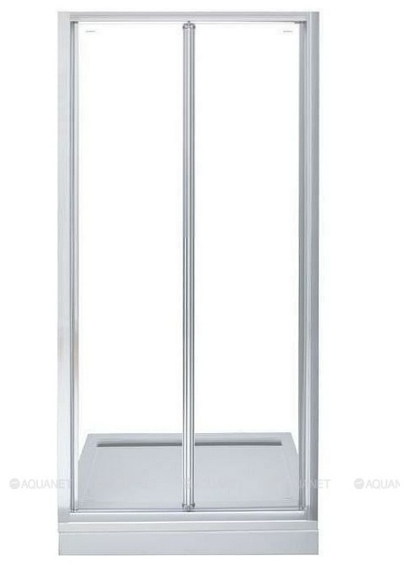 NAA6422 Складная дверь Alfa (1000х2000) стекло прозрачное хром (210022) - артикул K0000060486