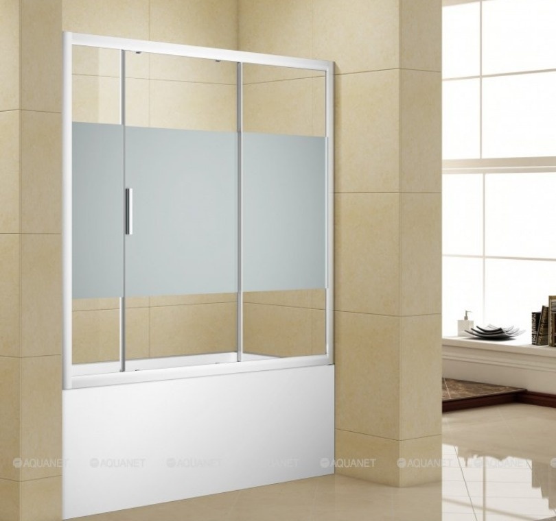 AE10-B-170H150U-CP Aquanet Practic, шторка для ванны 1700мм, хром, полоска, 6мм (243613) - артикул K0000060491