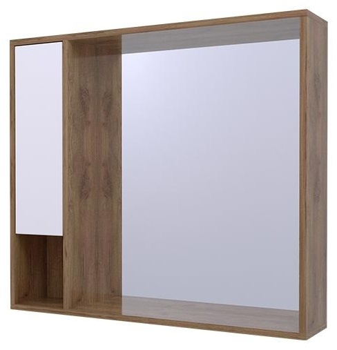 AVK2. Шкаф навесной, 1 Дверь + Зеркало + Ниша 900 (Далия) - артикул K0000086796