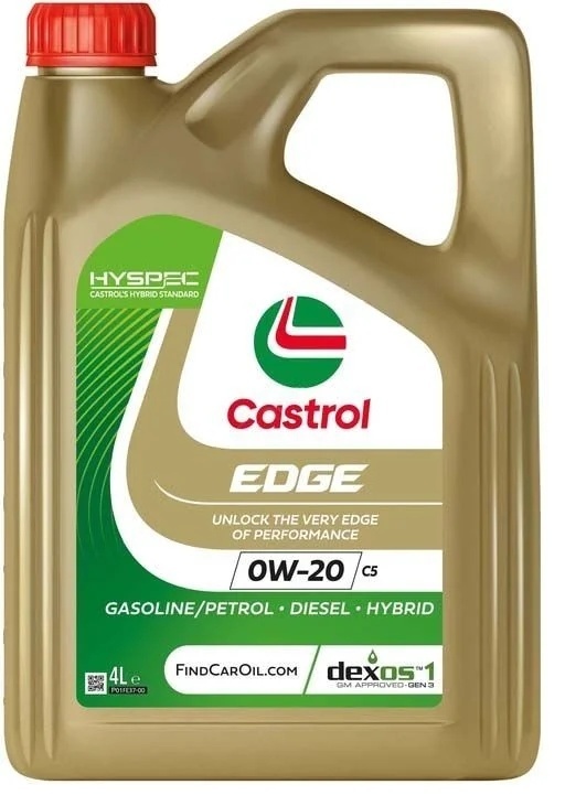 0W-20 Castrol EDGE C5 (SUPERCAR) 4L синтет. моторное масло - артикул K0000089690