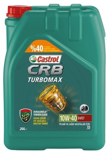 10W-40 Castrol CRB Turbomax 20L полусинтет.моторное масло для дизельных двигателей - артикул K0000089757