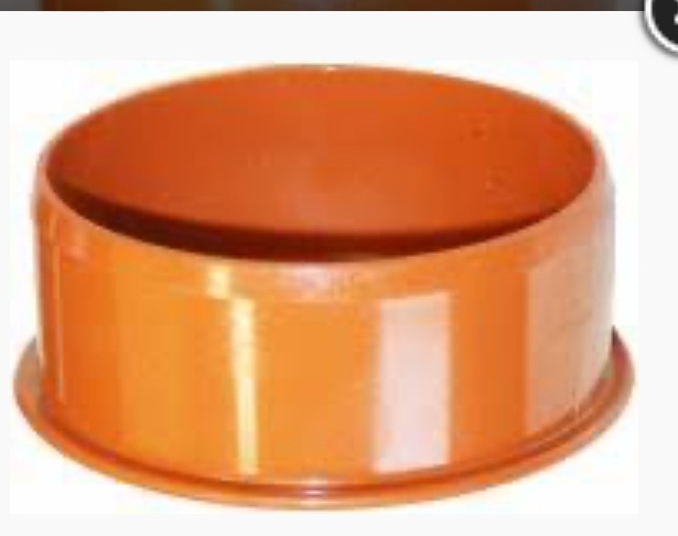 Заглушка D 110мм РЫЖАЯ нар.канализ.(250) VALFEX коробка - артикул K0000026664