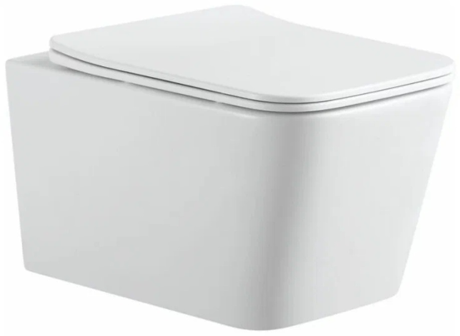 Унитаз с сидением Tavr 2.0 W (Soft Close-SLIMSEAT) подвесной с Rimless (243545) - артикул K0000077982