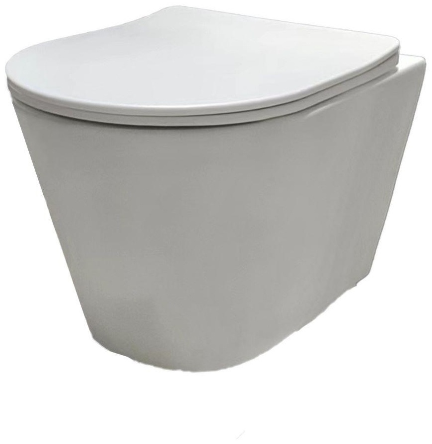 Унитаз подвесной YHJ-002 (матовый белый) (сиденье в комплекте) - артикул K0000080162